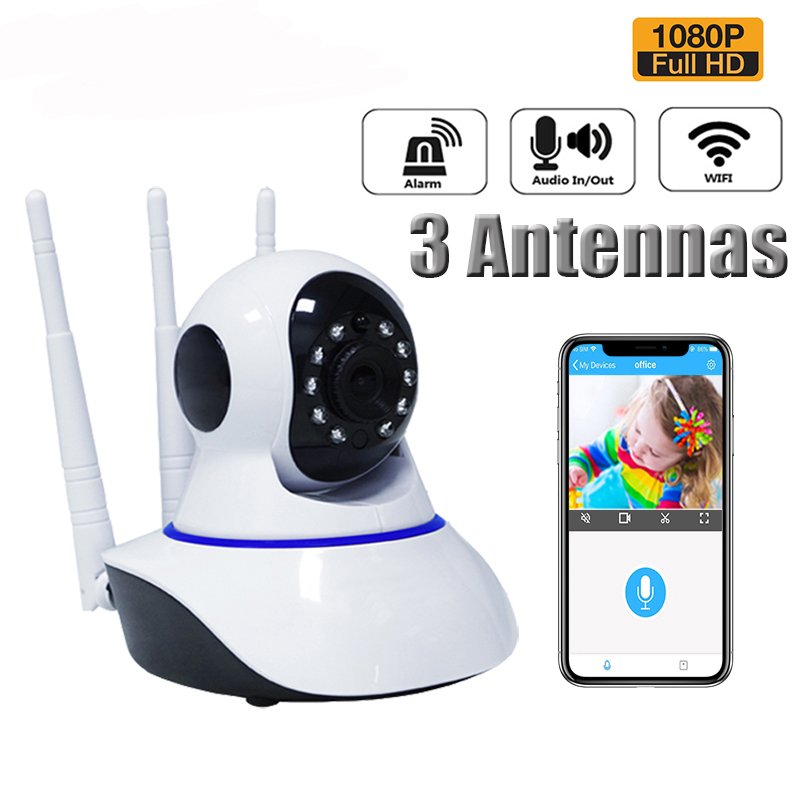 Factory Price Q5 V380 Pro Wifi Camera Wireless WiFi Baby Camera 3 Antennas Smart Home Security CCTV IP Camera De Surveillance