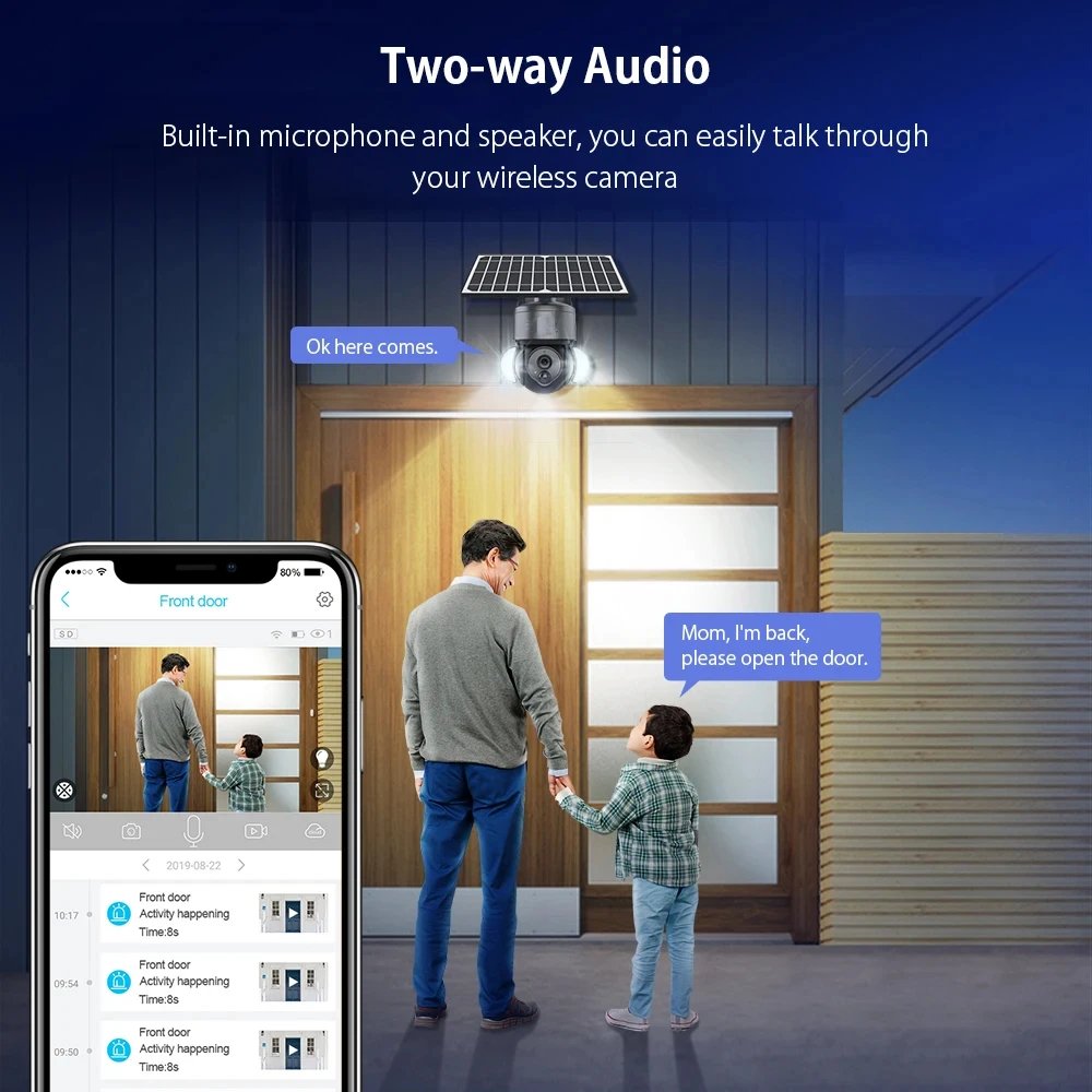 5MP Night Vision Outdoor Indoor Home Use Coaxial AHD Kit DVR Set Wire Video Surveillance CCTV Security Camera System with Audio