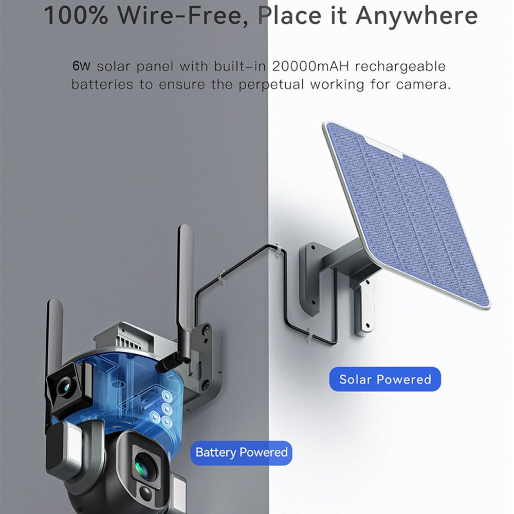 Security Wireless Network Cctv Camera Professional Long Distance Ip Full Hd Video Floodlight Farm Monitoring Camera Night Vision