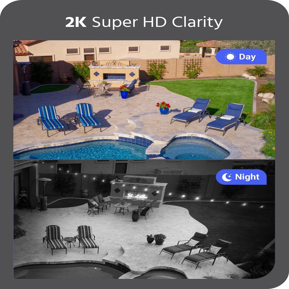ANNKE 3MP Wireless NVR Security System 8 channel cctv camera system Support 2K FHD video viewing, recording and playback