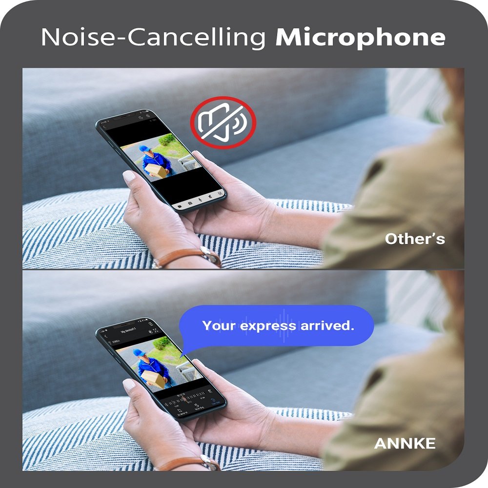 ANNKE 3MP Wireless NVR Security System 8 channel cctv camera system Support 2K FHD video viewing, recording and playback