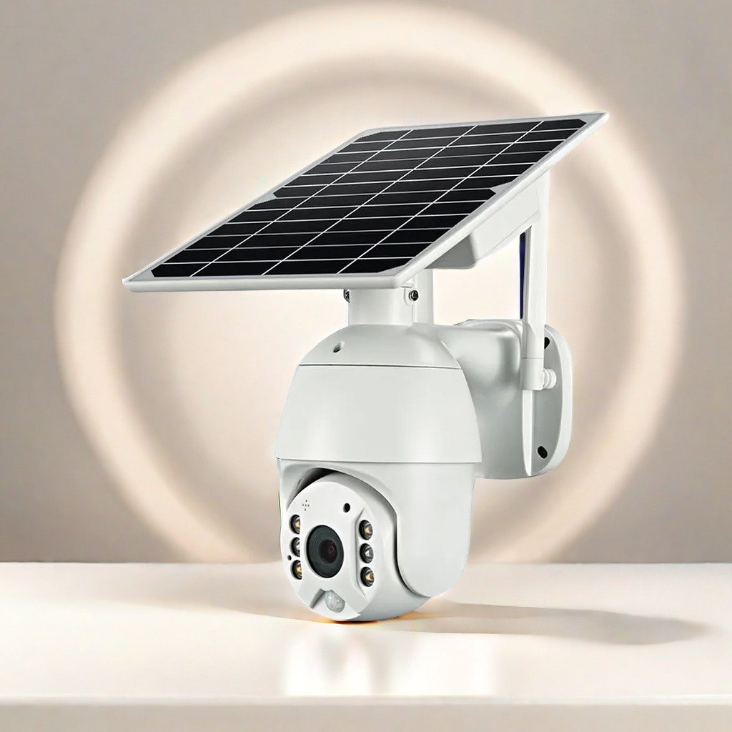 powered smart surveillance rotating 4k ip ptz solar system wireless cctv wifi outdoor system home security cameras for the house