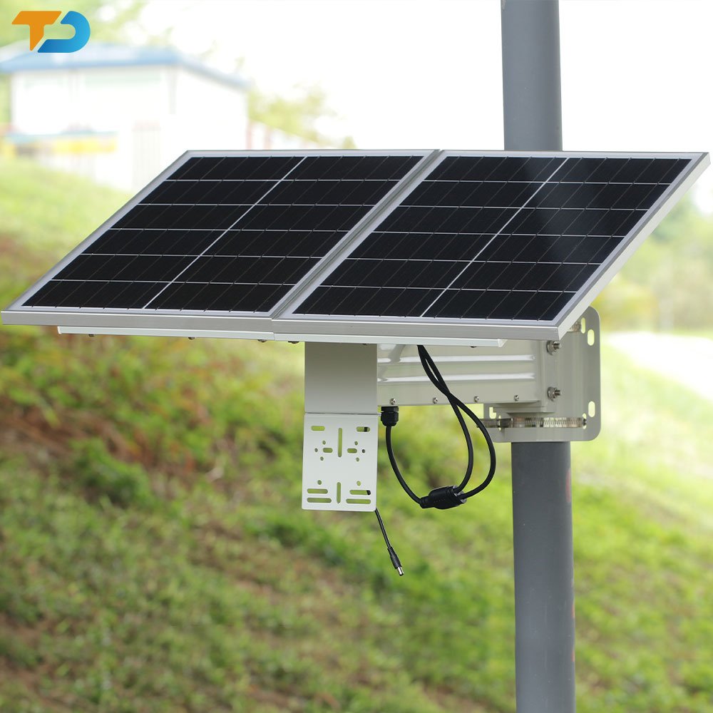 TecDeft fACTORY 12V 100W 00AH Low Temperature Lifepo4 Battery 4G Solar Power for camera solar energy system