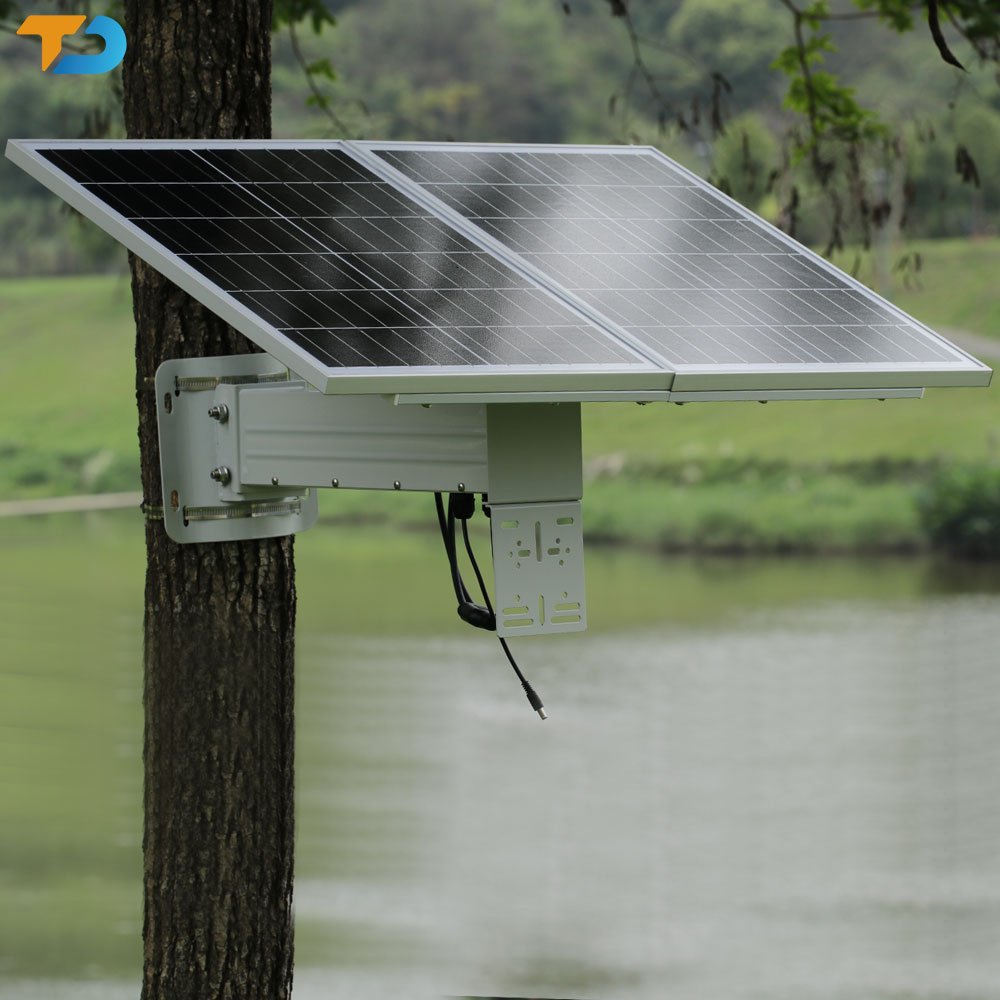 TecDeft fACTORY 12V 100W 00AH Low Temperature Lifepo4 Battery 4G Solar Power for camera solar energy system