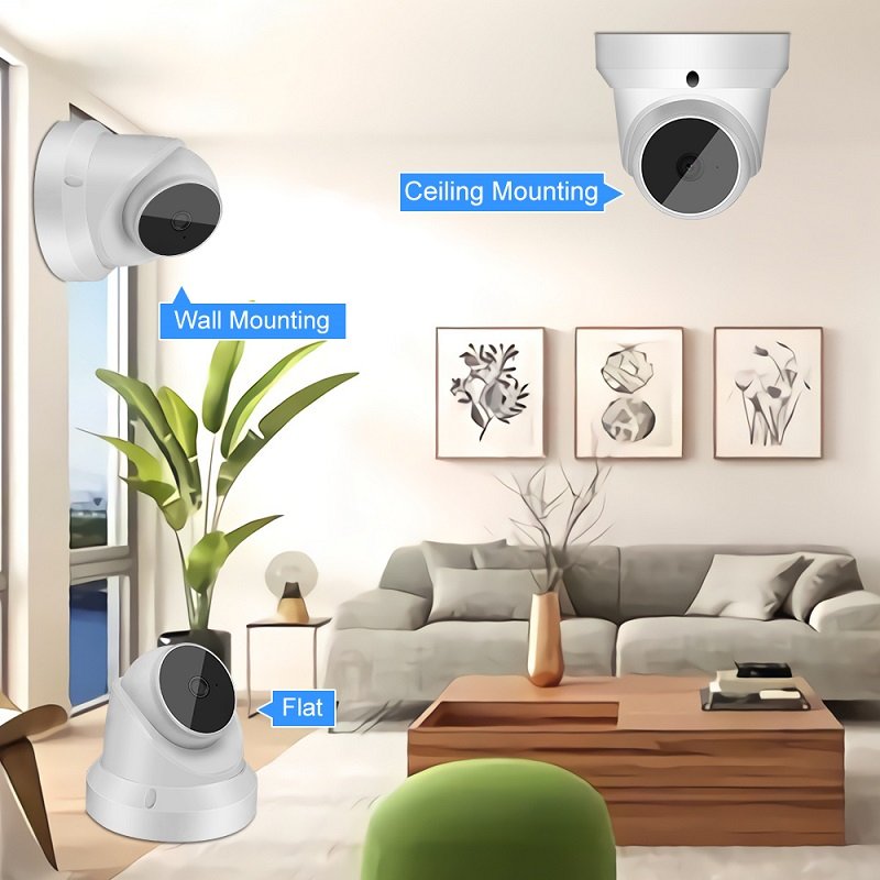 Factory Price D5 Indoor Wireless Smart V380 Home Security Camera 3MP Home Surveillance Wifi Dome Camera IP Camera