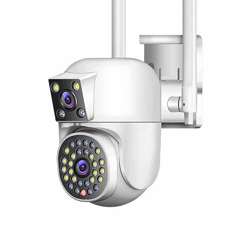 Outdoor Dual Lens WIFI security camera system surveillance Motion Tracking cctv ip Wireless ptz Dual Lens camera