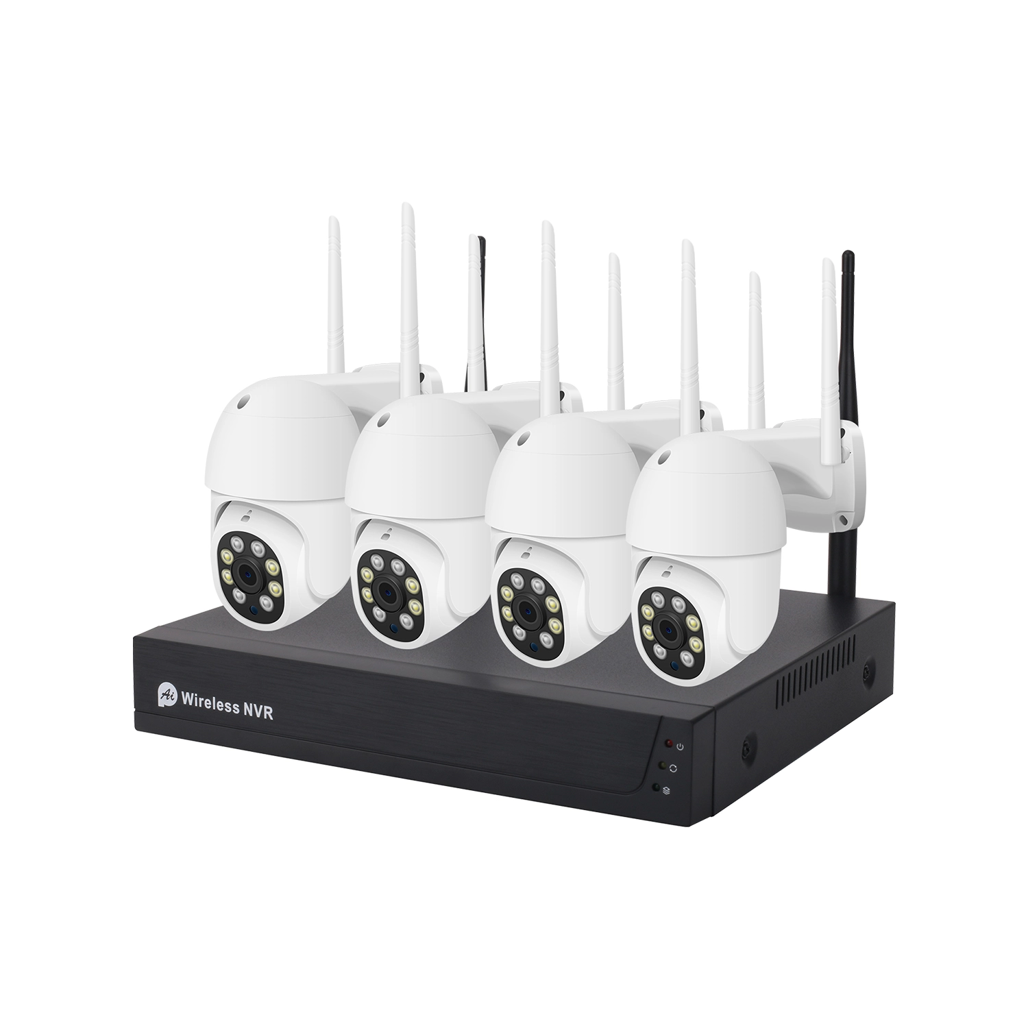 Tuya cctv wifi wireless camera nvr kit with poe audio and speaker 3mp 4k security system 8 channel de surveillance