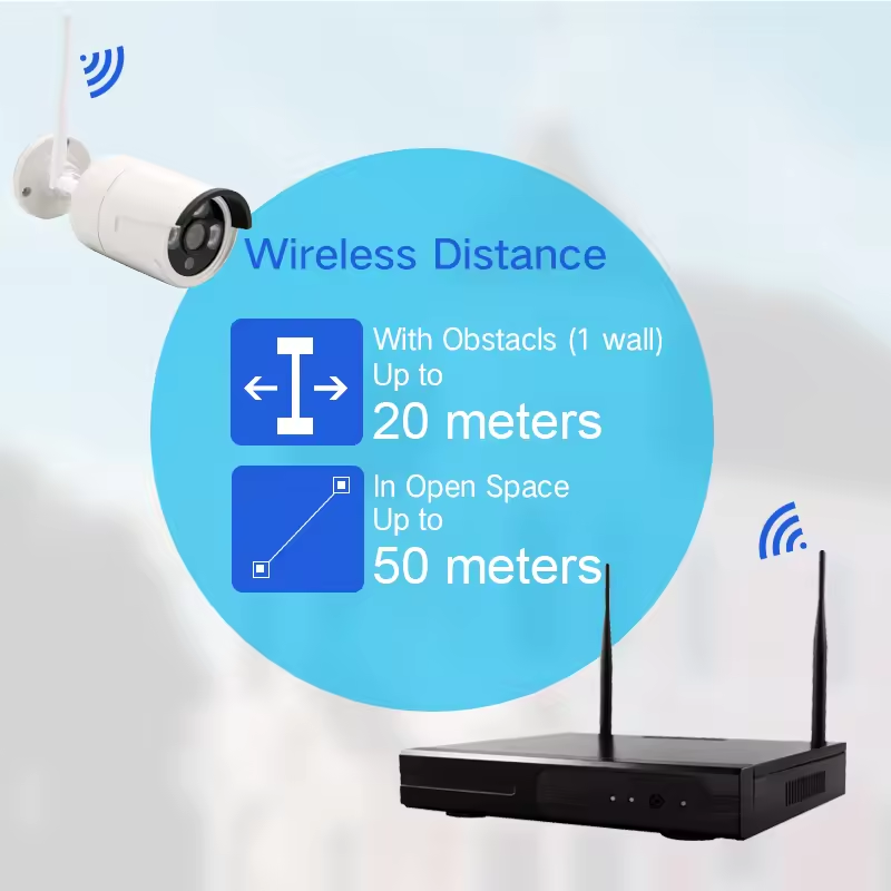 Vesafe Poe Nvr 4 8ch Cctv 3 5mp Wireless Cctv Camera System Night Vision Surveillance System With Monitor