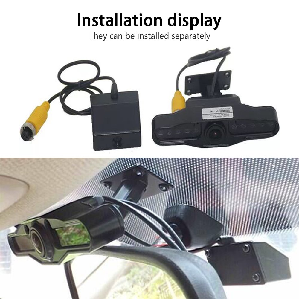 Taxi Dual Lens Video Recorder Dash Cam Rearview Camera for MDVR System