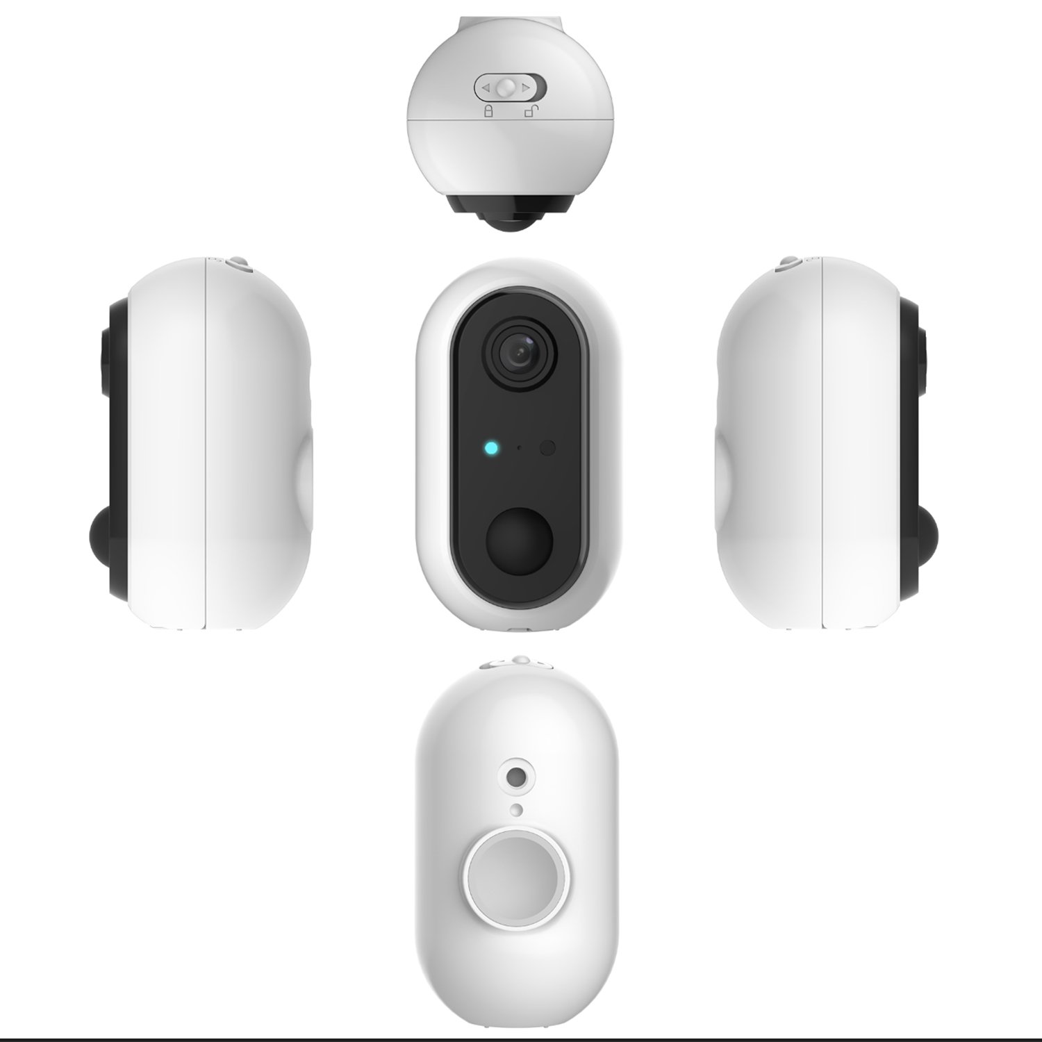 VENZ smart tuya camera night vision two way talk camera wireless ip mini wifi waterproof outdoor security camera