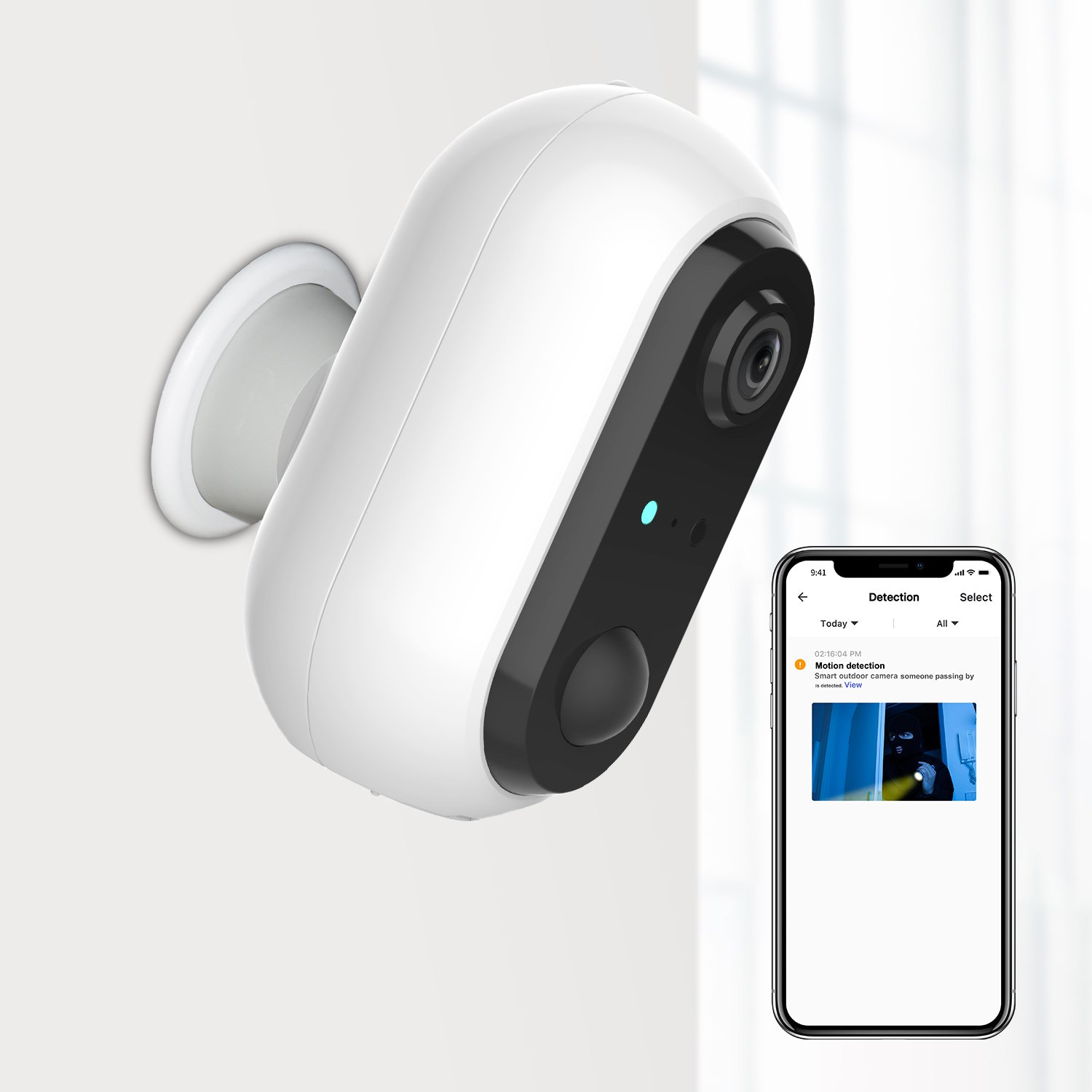 VENZ smart tuya camera night vision two way talk camera wireless ip mini wifi waterproof outdoor security camera