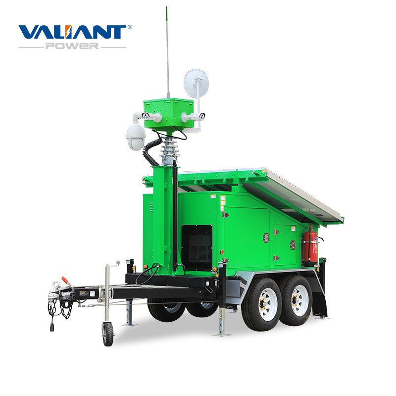 High Resolution Weatherproof portable video surveillance systems with IR Night Vision