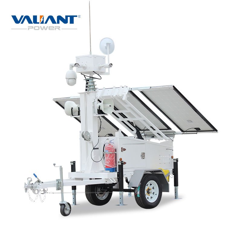 High Resolution Weatherproof portable video surveillance systems with IR Night Vision