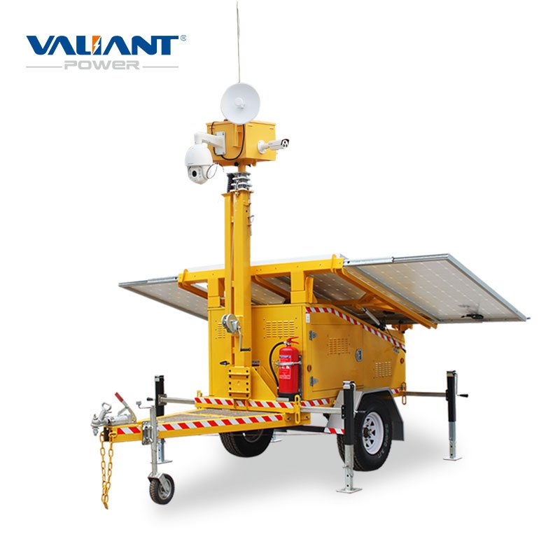 High Resolution Weatherproof portable video surveillance systems with IR Night Vision