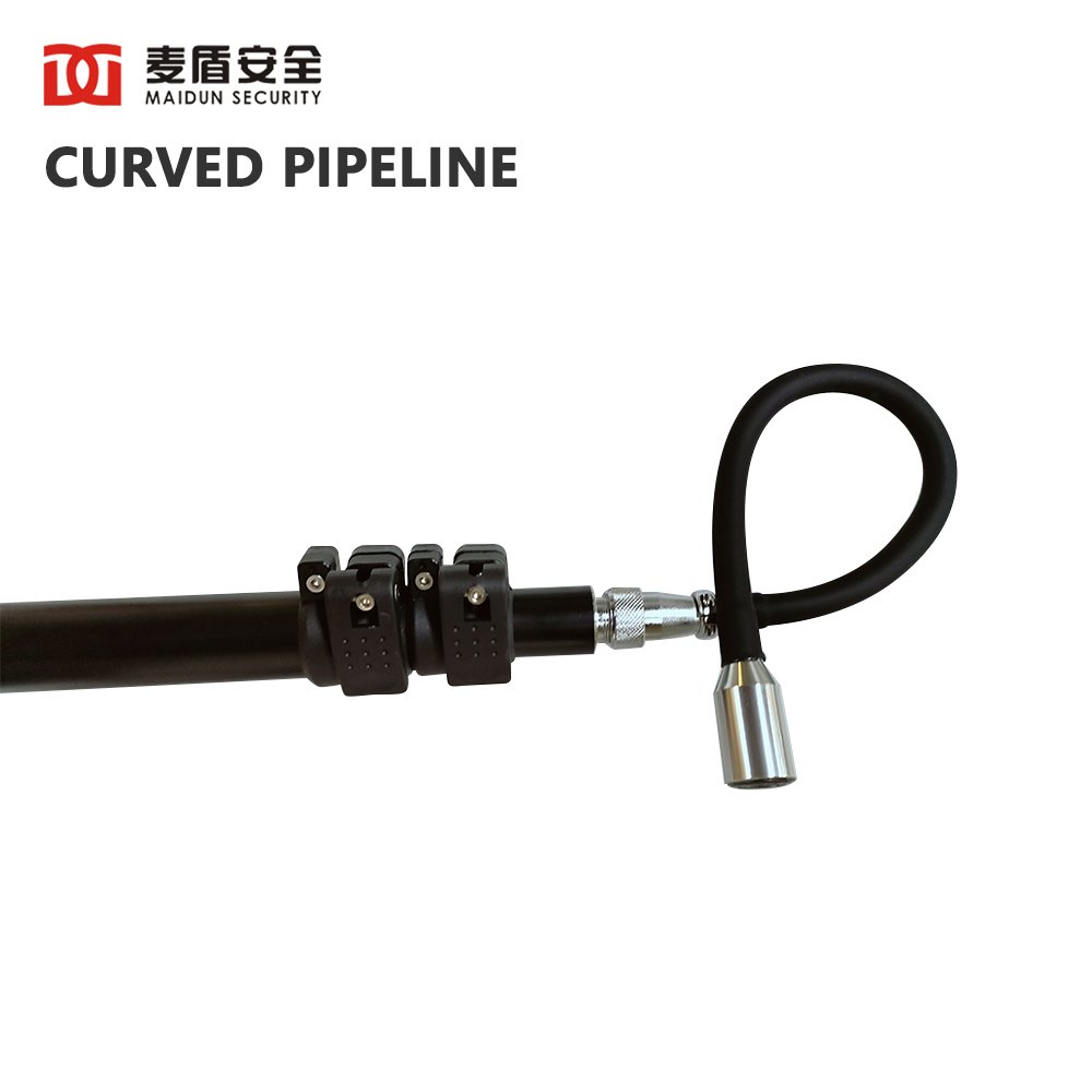Miroir d'inspection portable sous vehicle Miroir d'inspection telescopique a LED Miroir de recherche sous vehicle avec camera