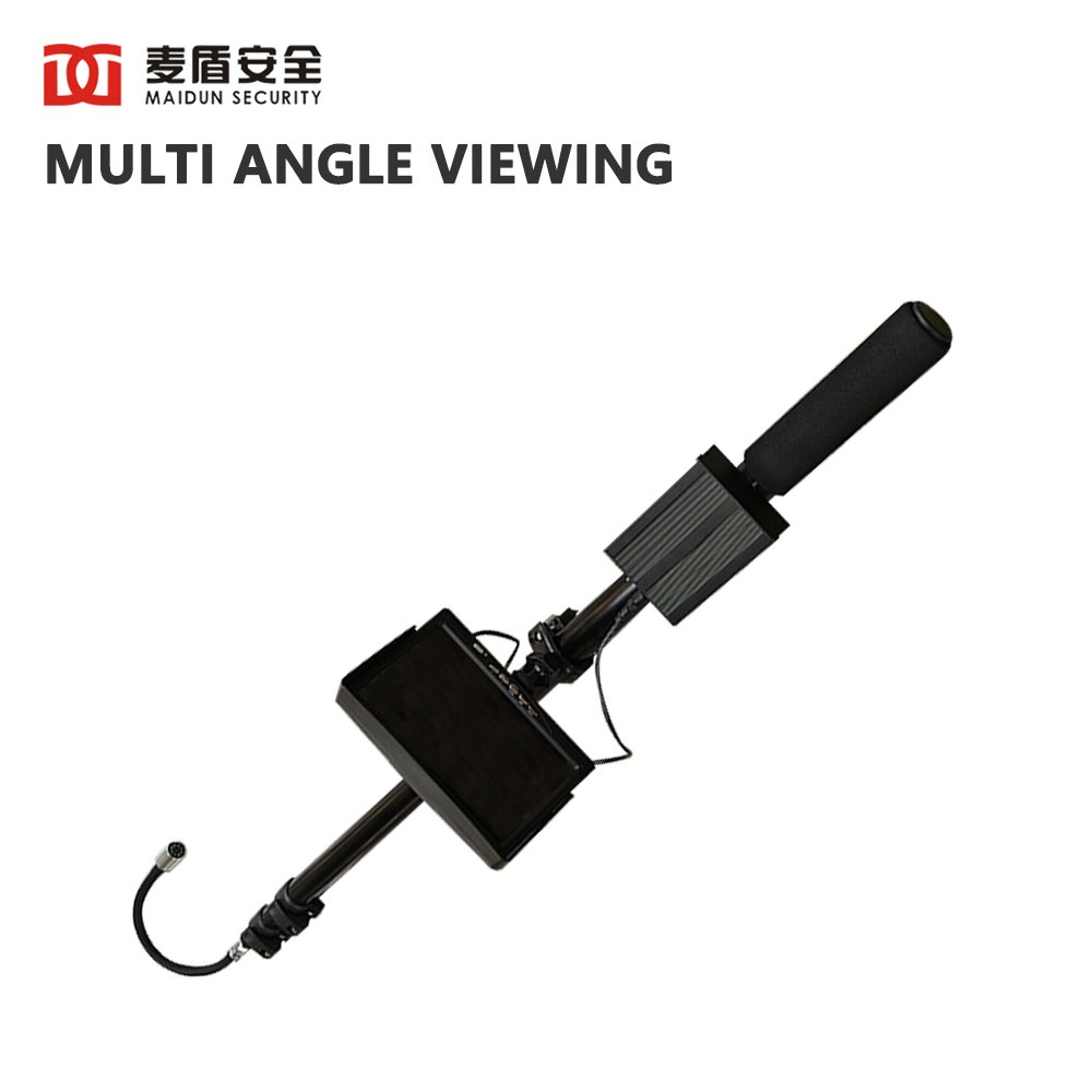 Miroir d'inspection portable sous vehicle Miroir d'inspection telescopique a LED Miroir de recherche sous vehicle avec camera