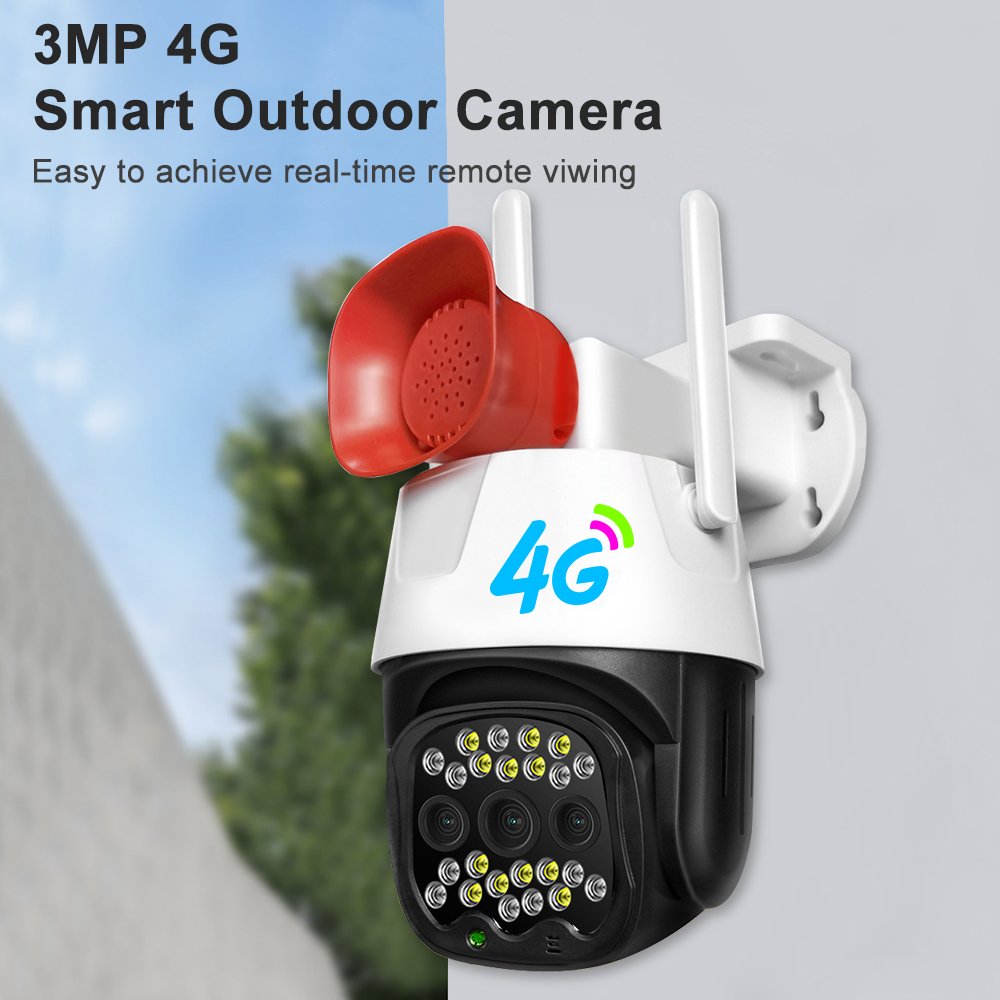 Protect Your Home or Business Outdoor Monitoring High-Tech Smart 4G Smart Security Outdoor Camera System
