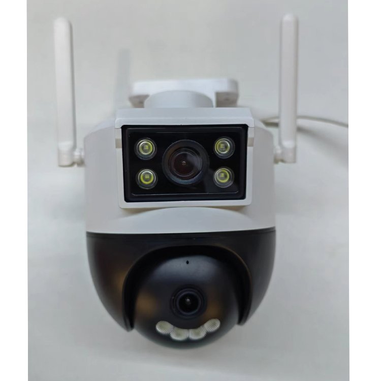 Outdoor 12V Home Security Camara De Seguridad Sans Fil Exterior 1MP WIFI Dual Lens CCTV Network Surveillance Camera Systems V380