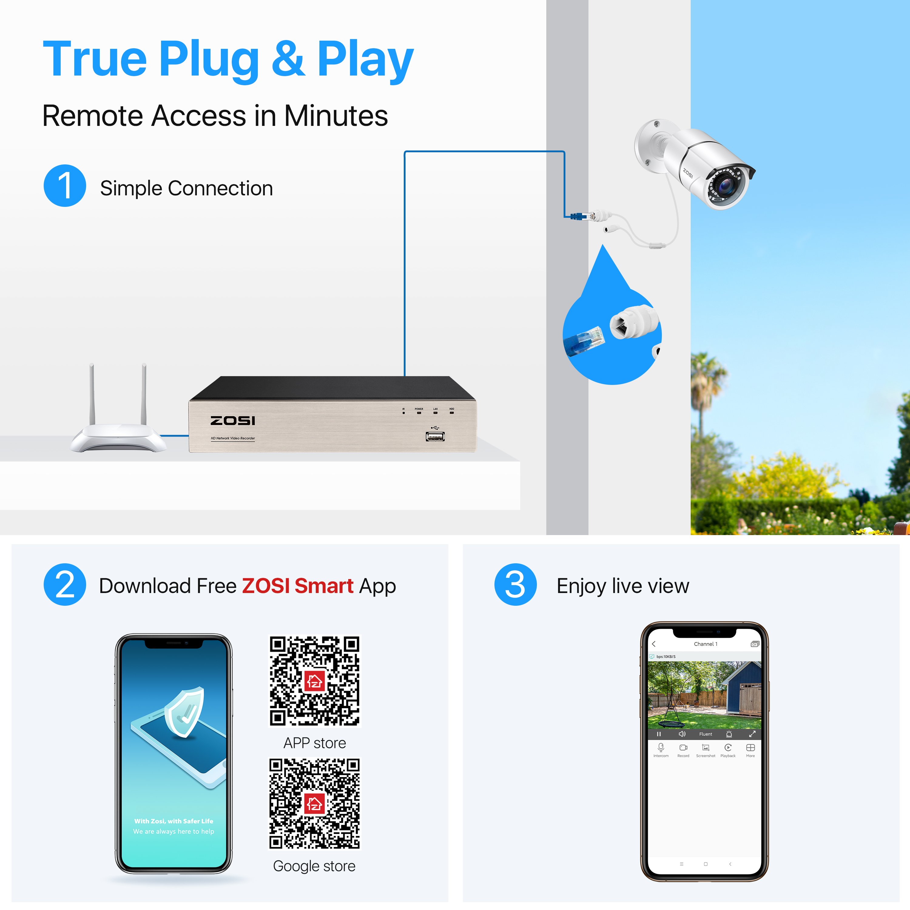 8CH PoE nvr kit video surveillance system human detection outdoor colorful night vision 8 channel 5MP cctv poe camera system