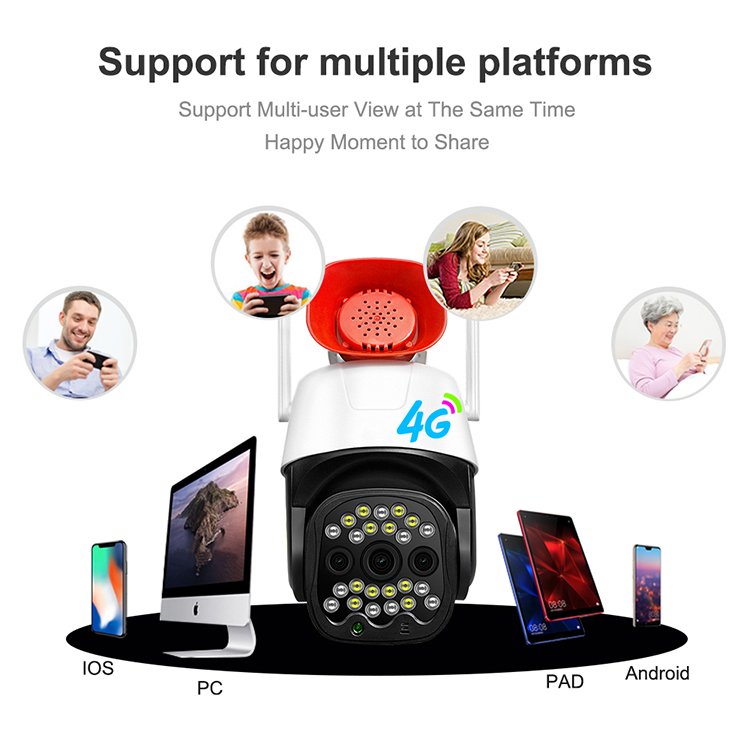 V380pro 360 Degree Ip Camera 10x Security Surveillance Cctv Cameras Outdoor Wifi Ptz Camera 3mp 4g 3g Sim Card H.265