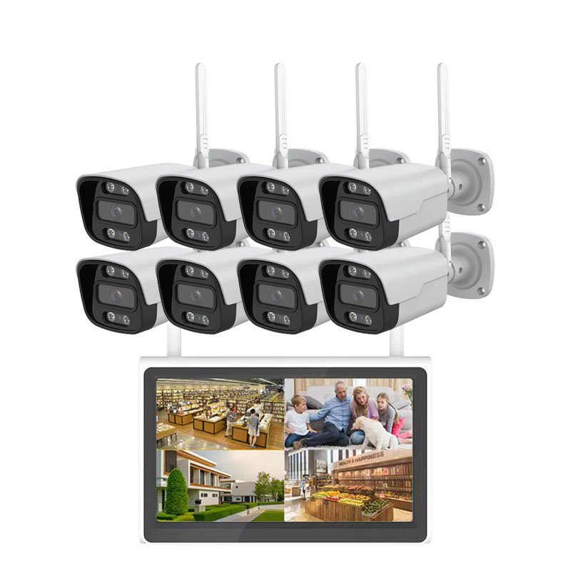 Xcreation security camera surveillance system 8 cameras kit 5MP Bullet 4/8/10CH Eseecloud OEM cctv security cameras wifi NVR