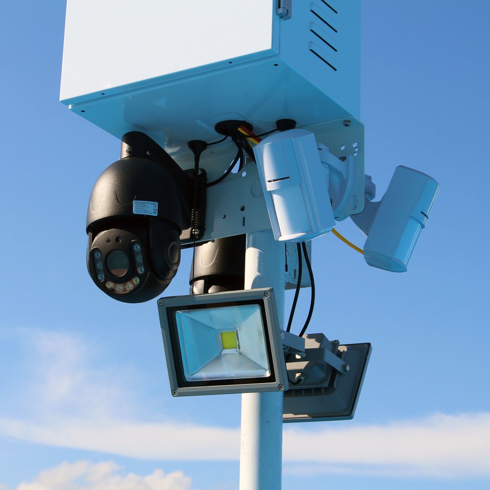 Hik-Connect App 8MP wireless outdoor cabinet cctv security construction camera wifi security camera system for construction site
