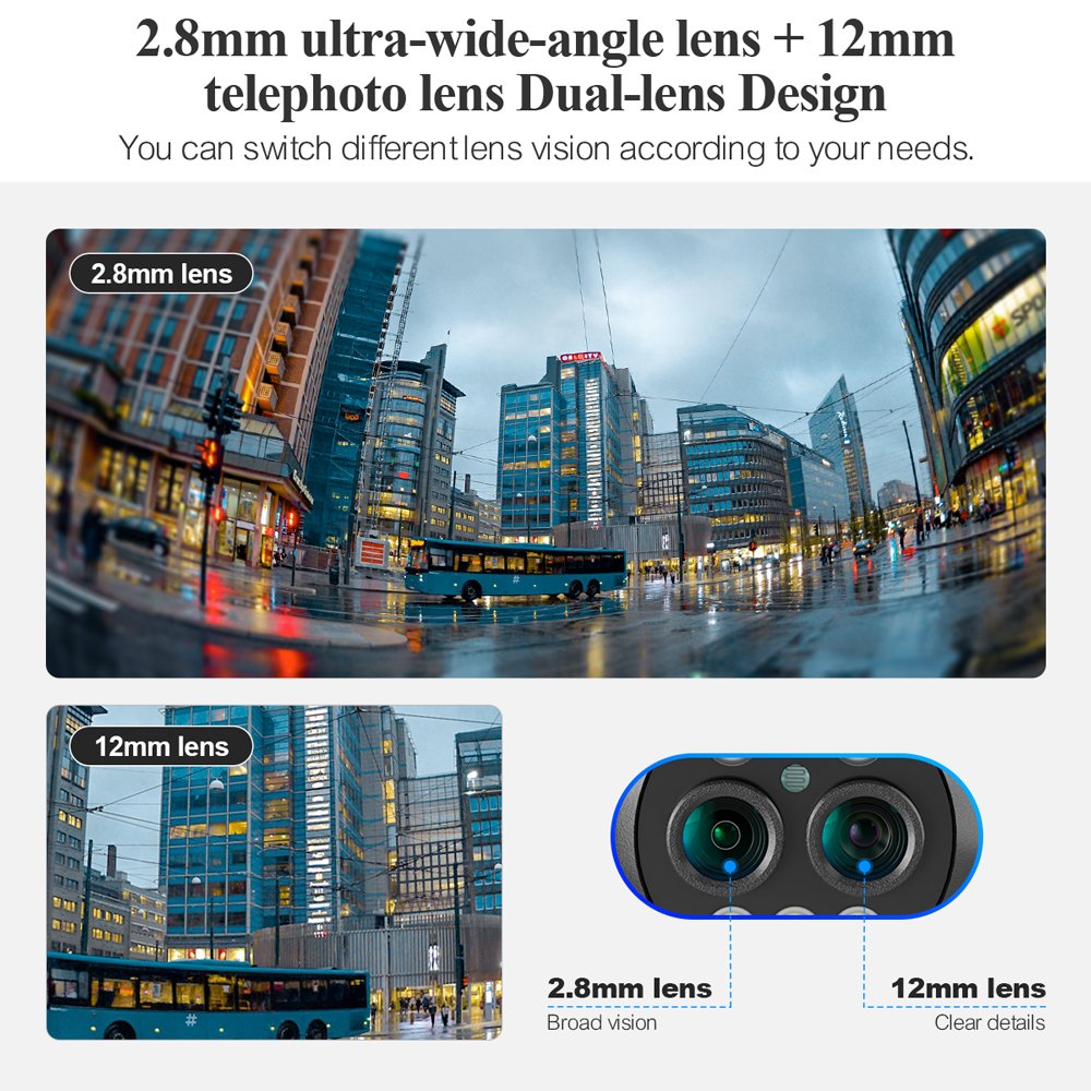 LOGO Free No MOQ 8CH Channel 8MP Dual Lens Home Surveillance Camera Security System Wireless CCTV Camera System 8X Zoom