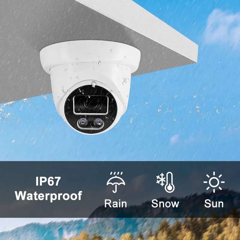 8MP Indoor Dome 4K Full HD Color Night Vision 8 channels Poe NVR Kit IP Camera Surveillance Systems