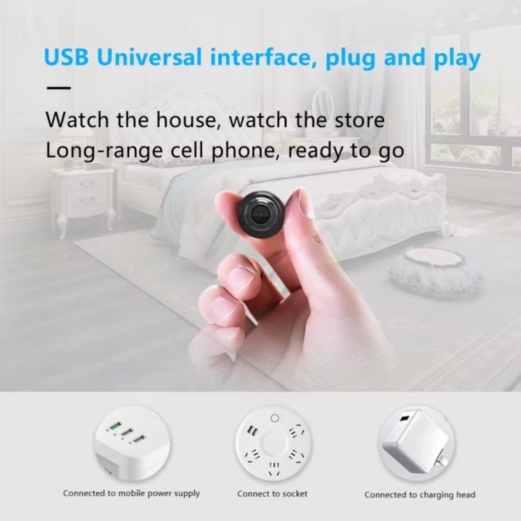 WiFi X5 1080P Mini Camera Wireless Remote HD DV Outdoor Sports Monitor Infrared Home Night Vision Camera