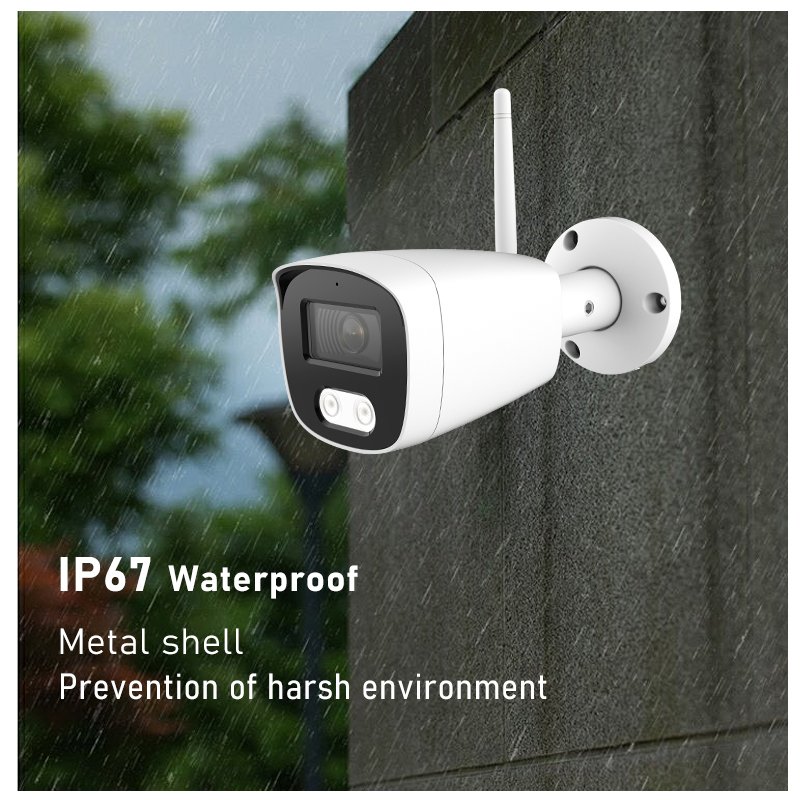 WHOLESALE PRICE 8CH AUDIO WIFI BULLET SYSTEM CCTV CAMERA SECURITY NVR KIT NIGHT VISION SMART DETECTION KIT CCTV CAMERA SYSTEM 4K