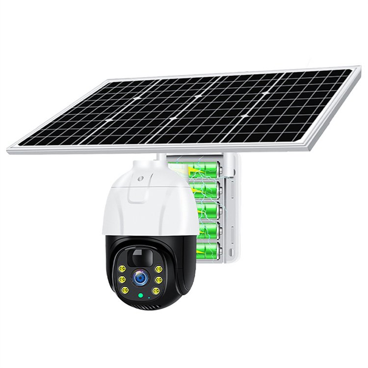 Rscamtom V380pro 3MP Camera for Home Security Waterproof Outdoor Solar CCTV for Solar Power Surveillance