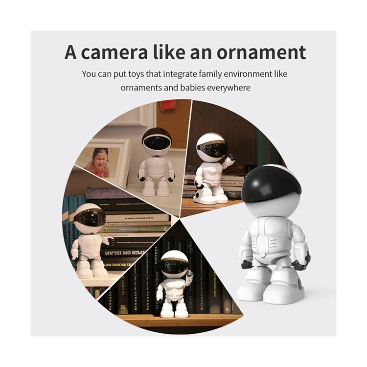 AI Motion Tracking CCTV Smart Home Security 1080P Robot WIFI IP Camera Indoor Network Surveillance