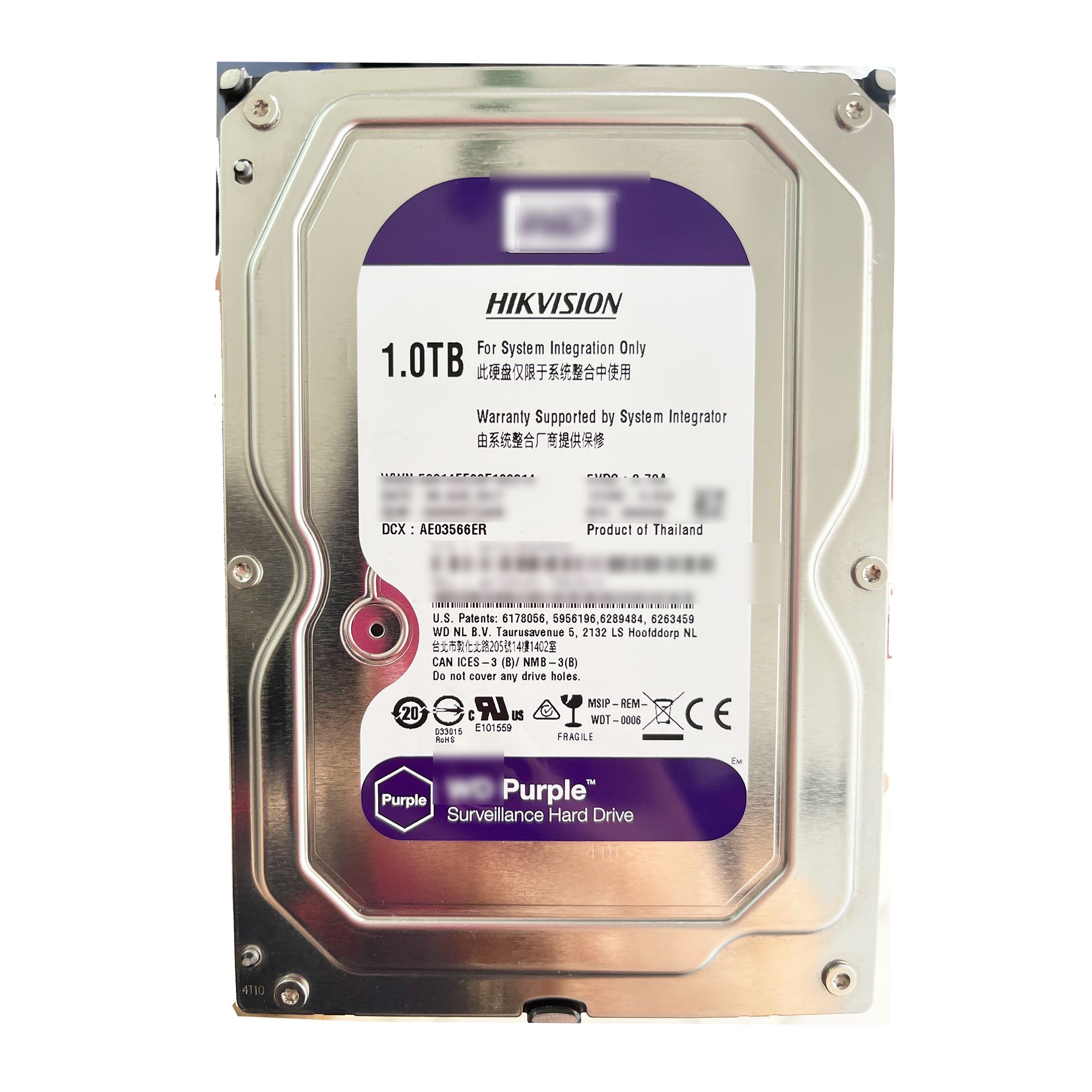1TB 100% Tested Well 3.5inch HDD used Hard Drive, Sata Hard Drives for surveillance CCTV NVR hard disk drive