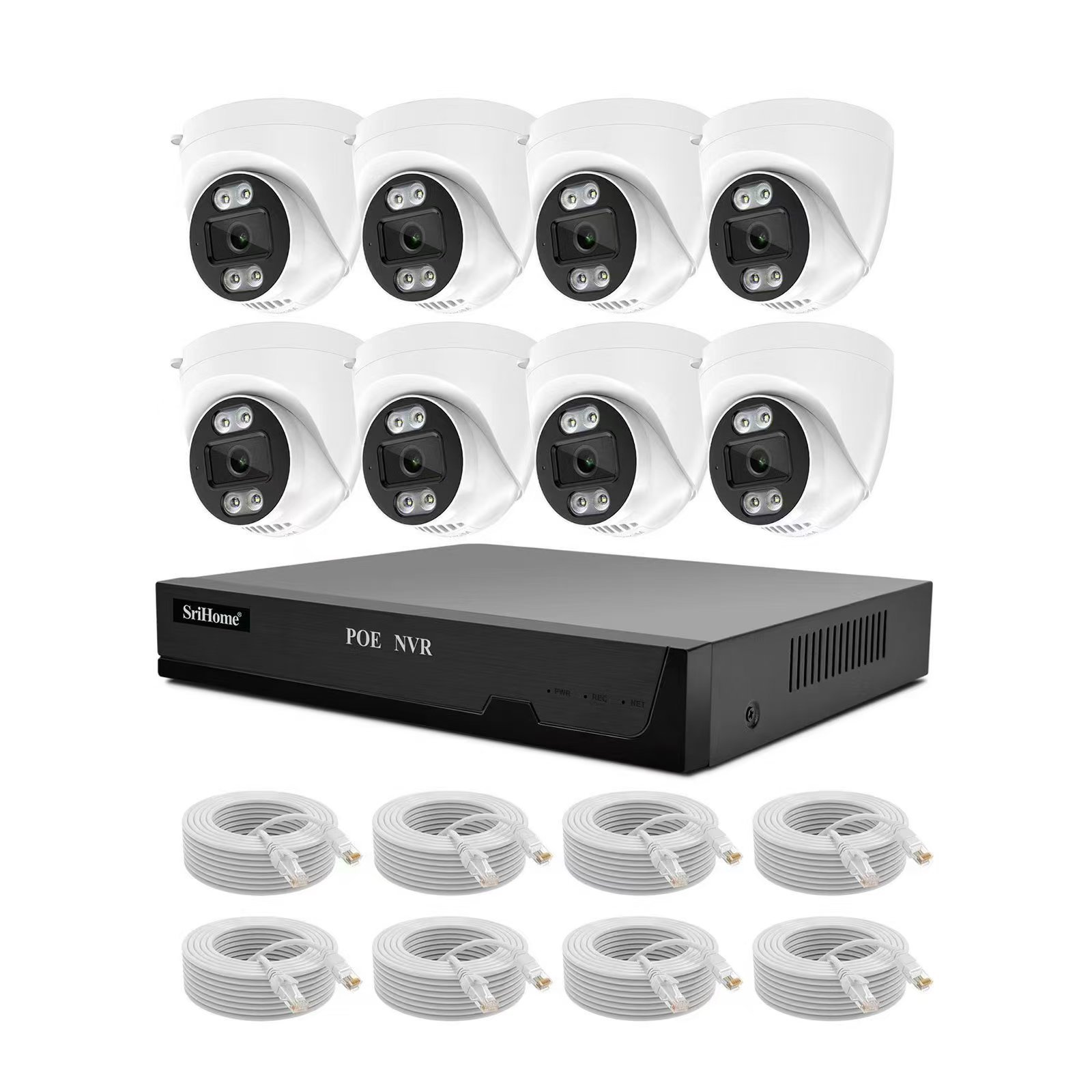 4K POE NVR 4 CH 8CH 16CH IP Security Camera Recording Network Video Recorder Support 4K Input Output