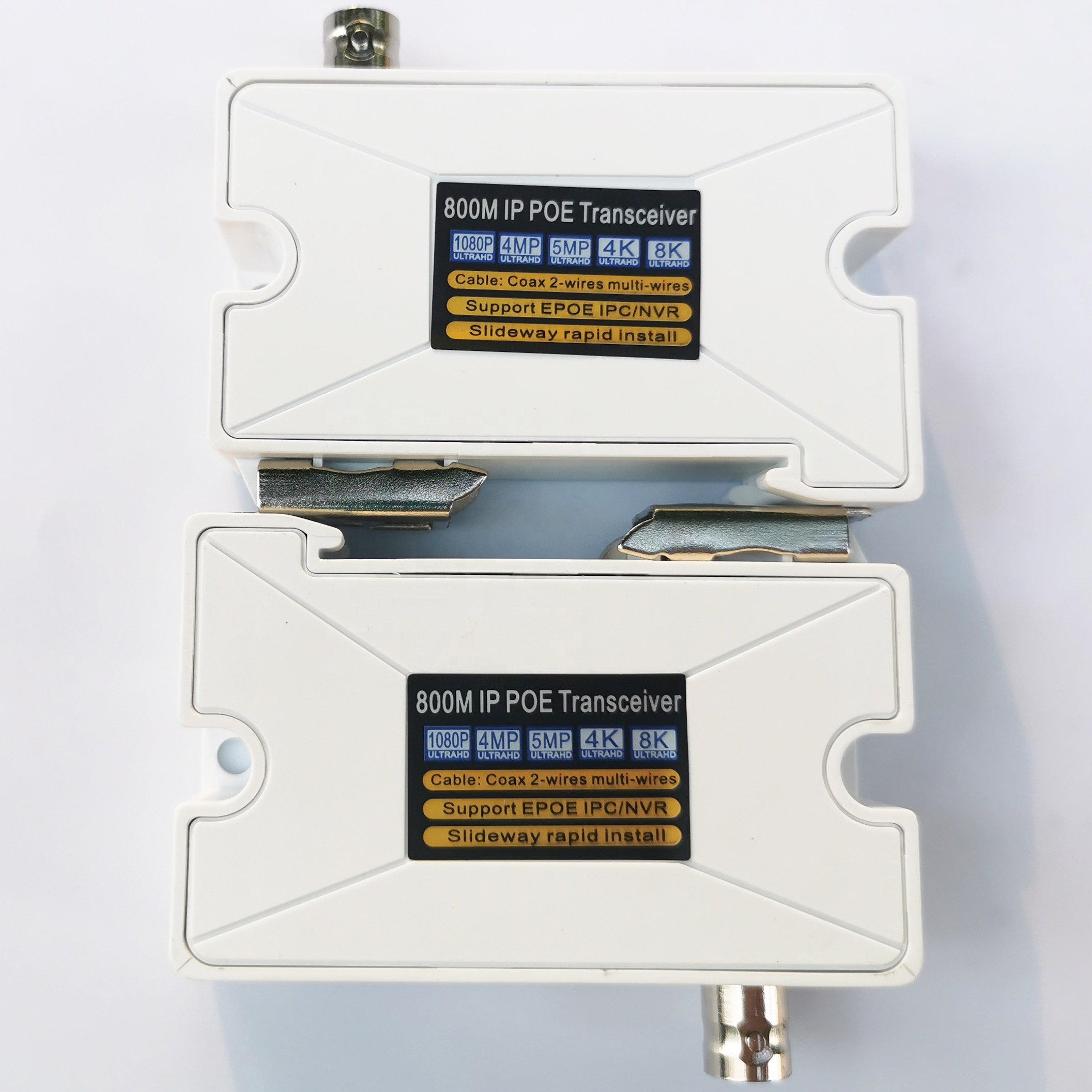 IP over Coax Extender EOC Converter Ethernet over Coax transmission 800meter for CCTV Security camera