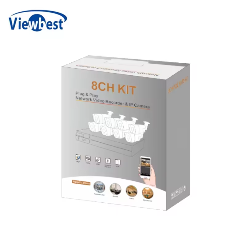 8 Channel 5MP Outdoor Home Camera Security System PoE NVR Kit Cctv Ip Cameras Surveillance Security Camera System