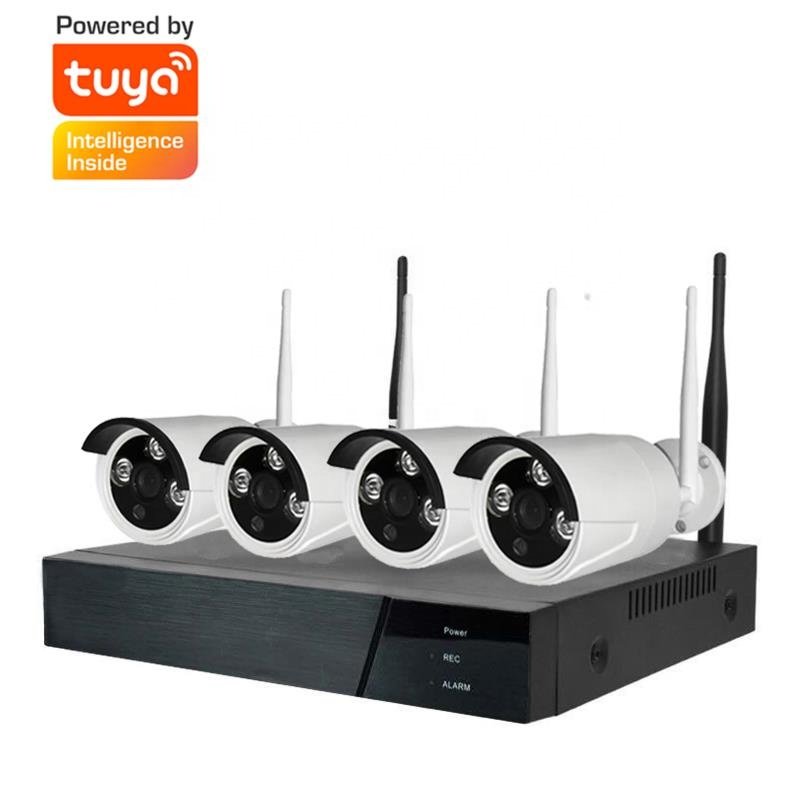 H.265 3MP CCTV Security Camera System 4CH POE NVR With IP Camera CCTV Kit Waterproof IP66 Video Surveillance System TUYA app