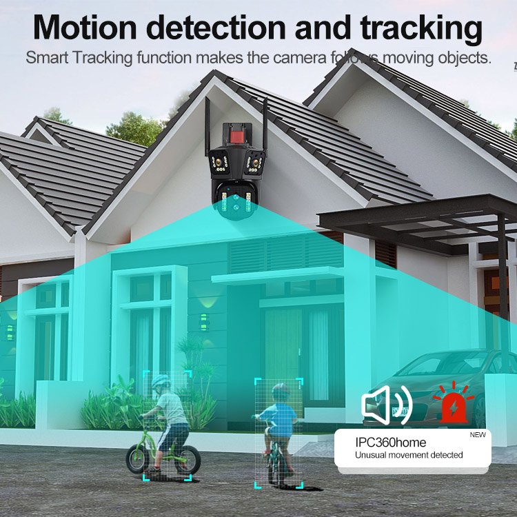 LEVOFAST Outdoor Auto Tracking 4MP waterproof Wireless Security Camera 8K HD 10X Optical Zoom 12MP Four Lens ptz IP CCTV Camera