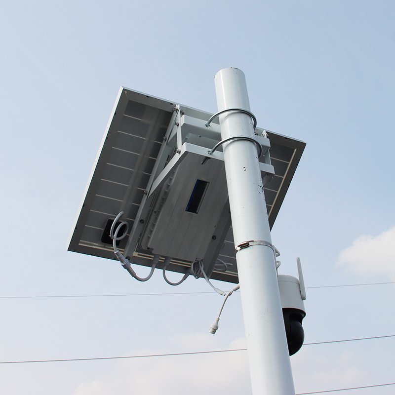 Smart Solar Power System For CCTV 60W 80W 100W Photovoltaic Systems With Lithium Battery Compete Power Kit Solar