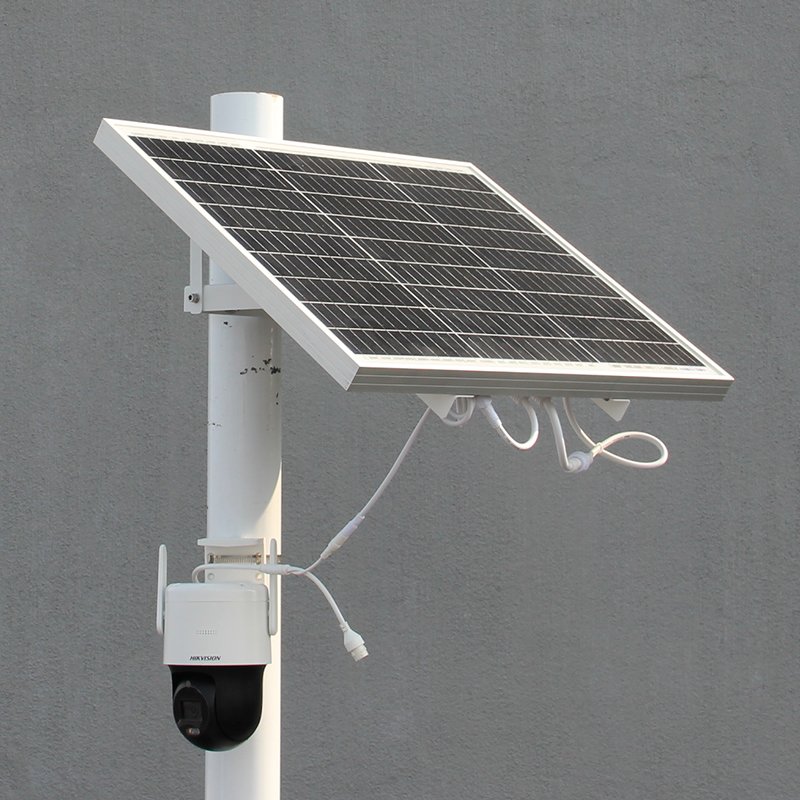 Smart Solar Power System For CCTV 60W 80W 100W Photovoltaic Systems With Lithium Battery Compete Power Kit Solar