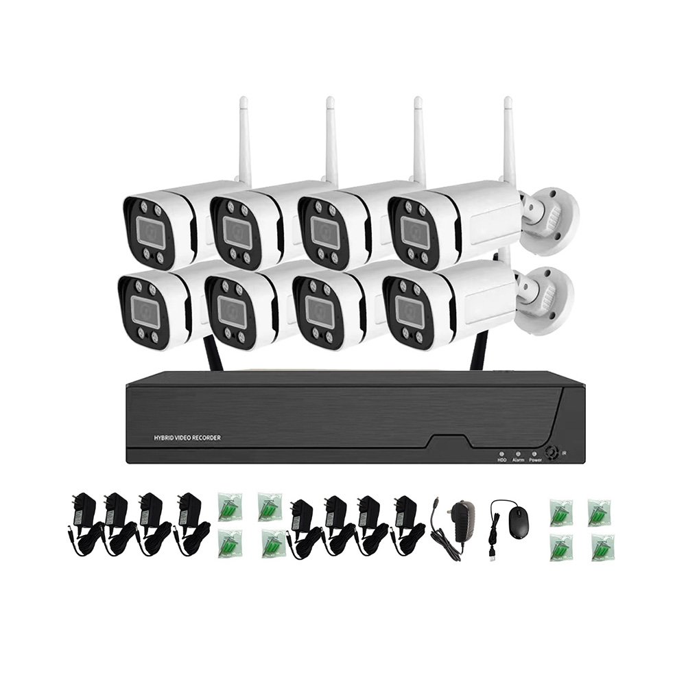 Hot Qearim Xmeye Home Security Video Surveillance Outdoor Cctv HD IP Network Camera System Wireless 8ch 1MP 2MP 3MP Wifi Nvr Kit