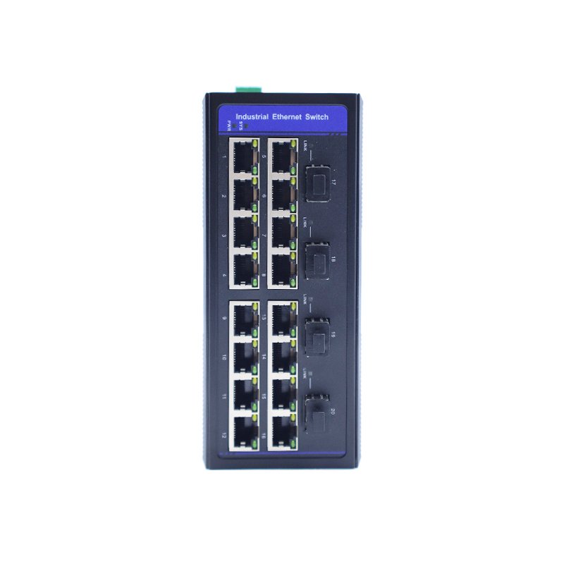 Todahika CE EAC 16*10/100/1000Base-TX POE RJ45 and 4*100/1000Base-FX SFP Managed Industrial POE Switch