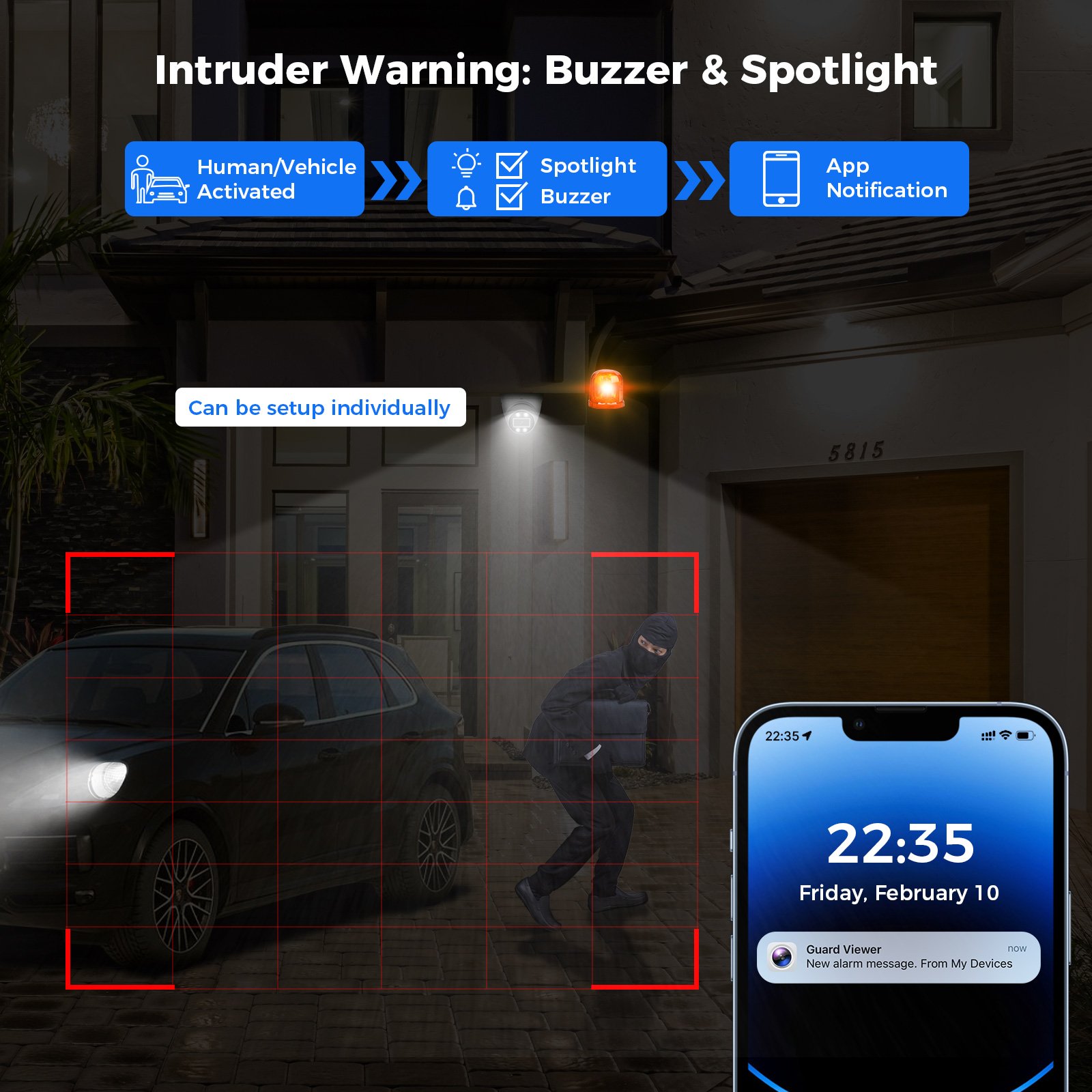 Smart Detection H.265 4K 8MP Ultra HD outdoor home Network Video NVR Night Vision IP Cctv Security Camera System Dome POE