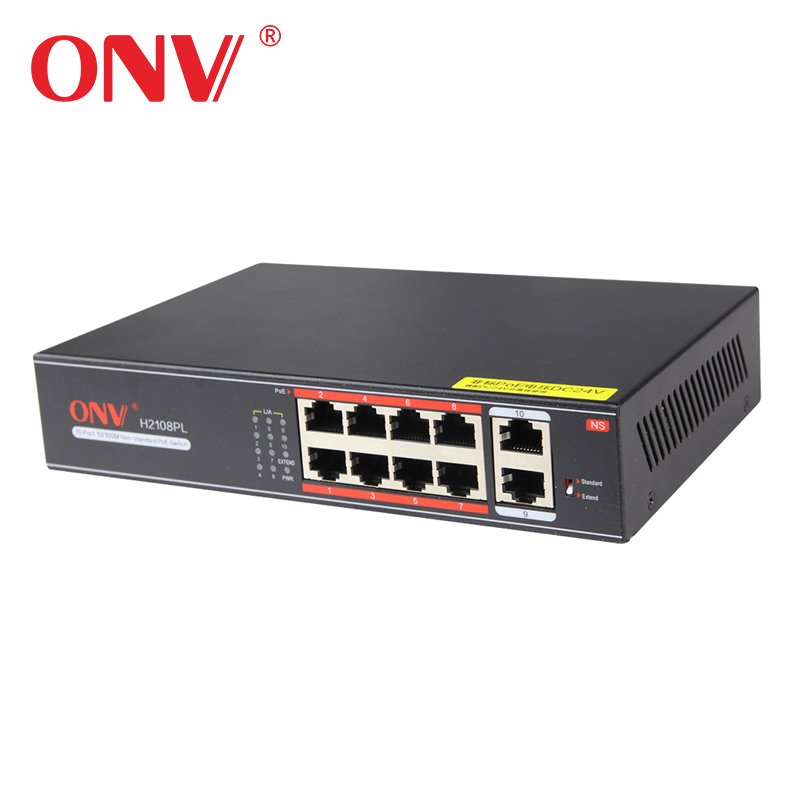 OEM Non-standard 10 Ports 120W Power Over Ethernet POE Switch Security Monitoring IP Camera MK470