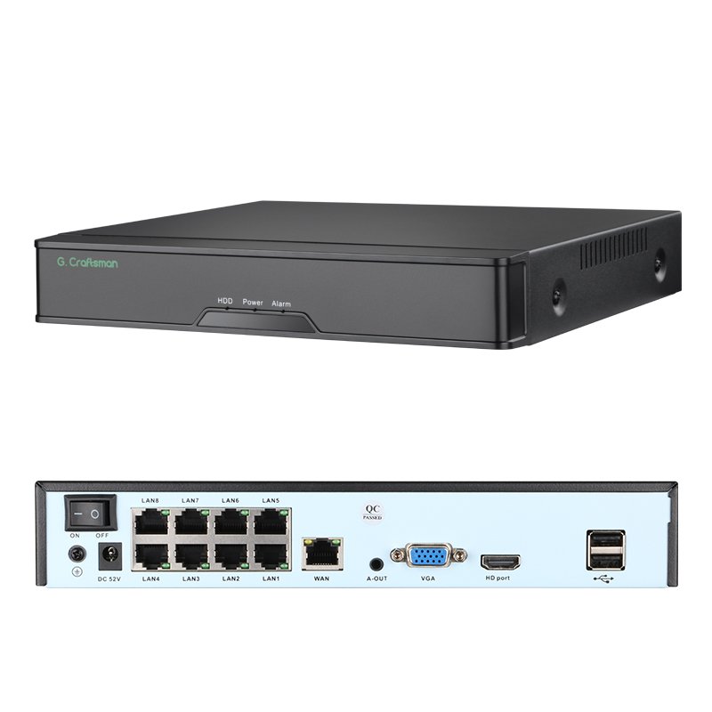 GX-YUFD-M6S-K4(AG) OEM Full Color 6MP Dual Light POE IP Camera System Face Recognition NVR Surveillance System Home Security