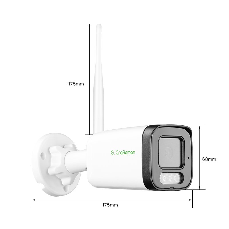 GW-TFD-M5X-K8(AG) XMEYE ICSEE 5MP Outdoor Wireless WIFI Camera 8 Channel NVR Kit Home Security Video Surveillance System