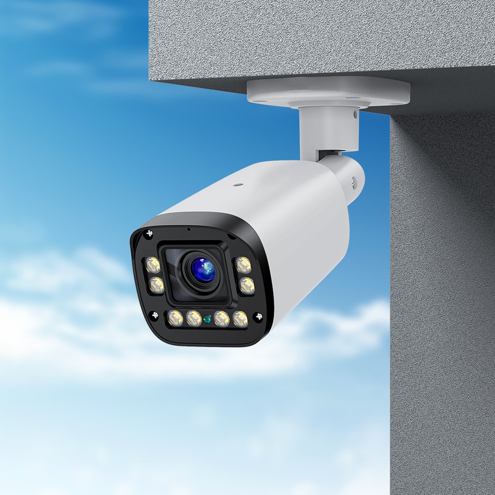 4K Poe Camera System 8pcs 8MP Poe Cameras 8CH H2.65Nvr Security Cctv Kit IP Camera Surveillance System
