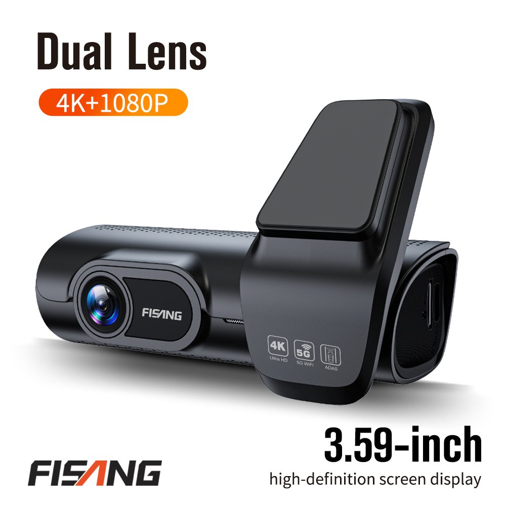 4K Car Dash Cam ADAS 5G WiFi GPS G-Sensor with APP Control Night Vision 24 Hours Parking Monitor Support 512GB TF Cards