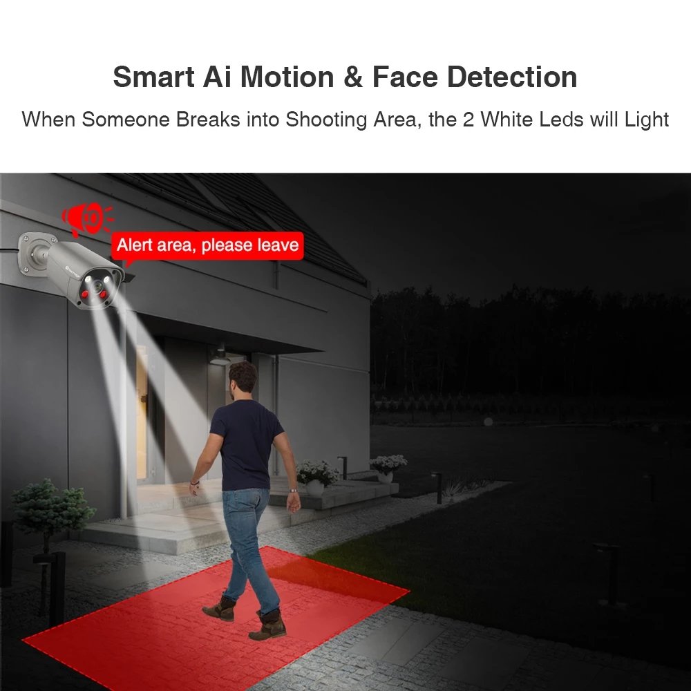 8CH CCTV poe 5mp Hd camera NVR Kit Security Video Surveillance System night vision ptz outdoor poe camera