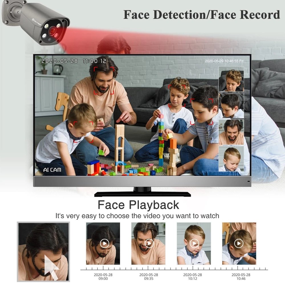 8CH CCTV poe 5mp Hd camera NVR Kit Security Video Surveillance System night vision ptz outdoor poe camera